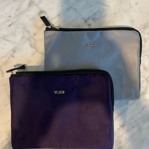 Tumi x delta travel bags (2 piece set)